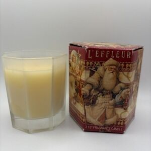 L'effleur Candle by Coty 2.5" Fragrance Candle Cynthia Hart USA Vintage